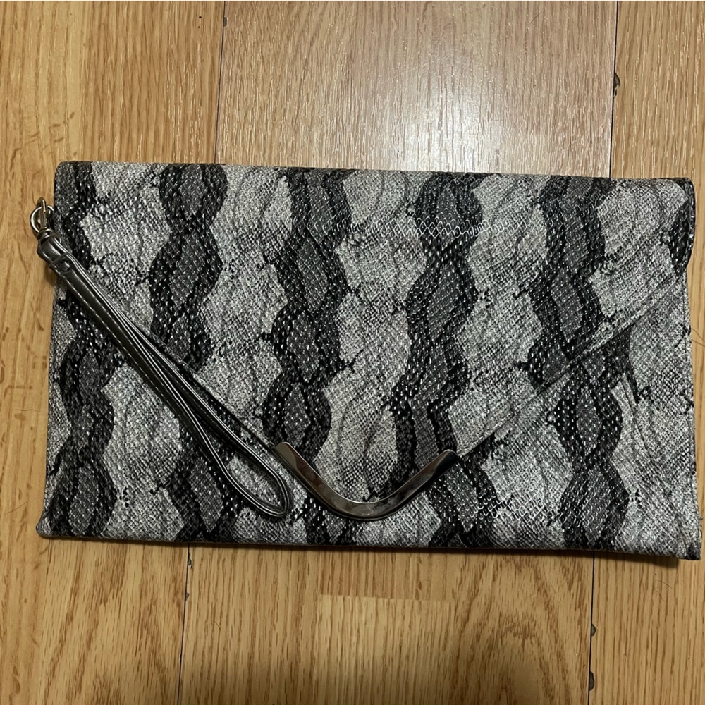 Elegant Black and Gray Clutch